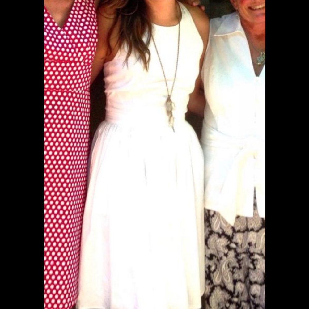 JOIE white lined sundress